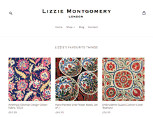 Tablet Screenshot of lizziemontgomery.com